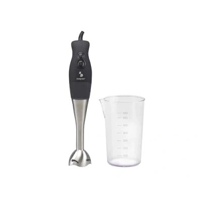 Bild av BEPER BP.654 Stavmixer, 220 W, Rostfritt stal, 2 stalblad, Dubbel hastighet, 650 ml graderat glas ingar, 1,20 cm kabel, Ergonomiskt handtag, Svart
