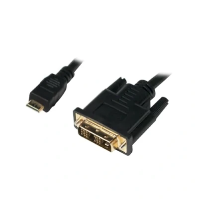 Bild av LogiLink CHM001 mini HDMI till DVI D kabel 2,0m svart
