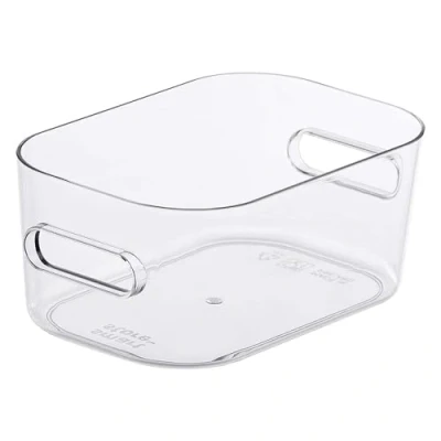 Bild av SmartStore Compact Clear XS Liten förvaringslåda Stilren förvaring för hemmet Transparent BPA Fri Plast 14,5 x 9 6 cm Designad och Tillverkad i Finland