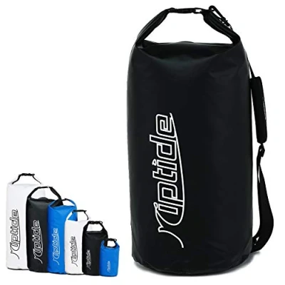 Bild av riptide Dry Bag vattentät packsäck med axelrem svart 40 l