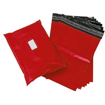 Bild av Triplast plast post väska Röd 1000 10&quot; x 14&quot;