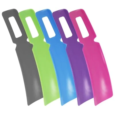 Bild av COM FOUR® 5x skohorn i fantastiska färger med kort handtag perfekt för resor långt plasthorn 16 cm (16cm 5 st)