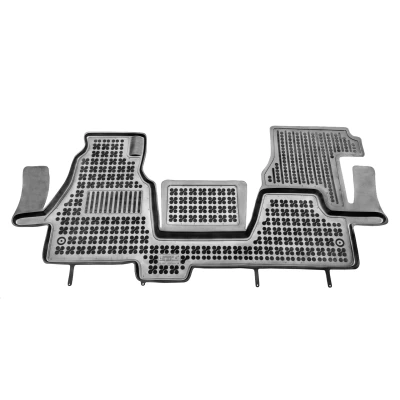 Bild av REZAW PLAST 201711 Ensemble de tapis sol Caoutchouc avant 1 noir Sur mesure MERCEDES BENZ: Sprinter 4 T Сamion à Plateau/Сhâssis