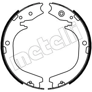 Bild av Bromsbackar, sats, parkeringsbroms Metelli 53 0754