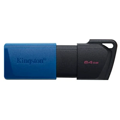Bild av Kingston DataTraveler Exodia M USB 3.2 Gen 1 DTXM/64GB med rörligt lock (svart + blå)
