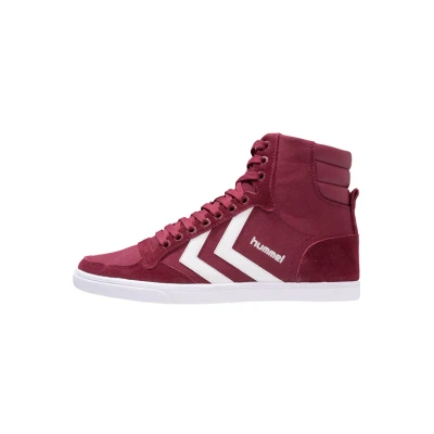Bild av Hummel Slimmer Stadil Höga sneakers, Storlek: 37, Red Skinn och textil