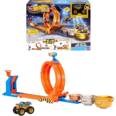 Bild av Hot Wheels Monstertruck Loop &amp; Flip Trophy Challange Bilbana