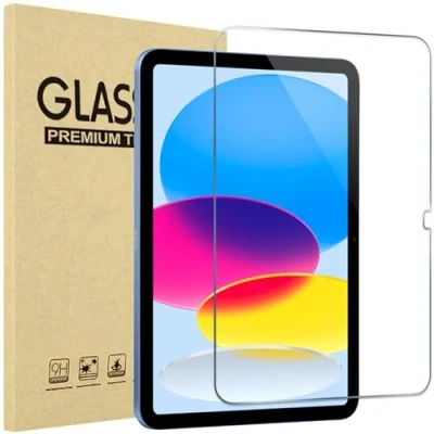 Bild av ProCase 1 st skyddsfilm för iPad 10. generationen 10,9 tum 2022, 9H härdat glas 10:e skärmskydd, film, skyddsglas, skärmskydd klar