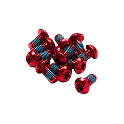 Bild av Reverse Components skivrotor, bult set 12 st. (röd), röd, M5 x 10