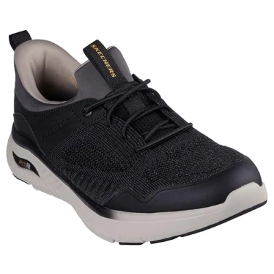 Bild av Skechers Arch Fit Crosser Emeric sneakers för män, Svart blk, 41 EU