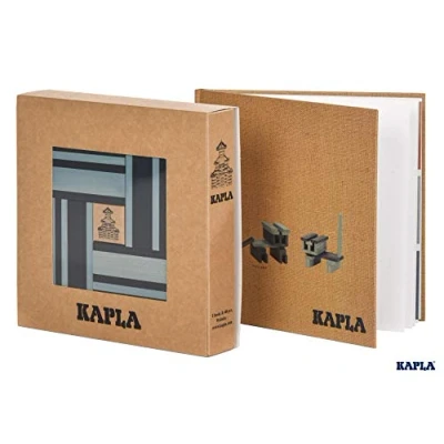 Bild av Kapla 9000105 träplattor 40 pack blå bok