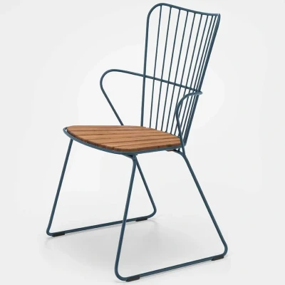 Bild av HOUE Paon dining chair Matstol Midnight blue H90 x D54 W55 cm