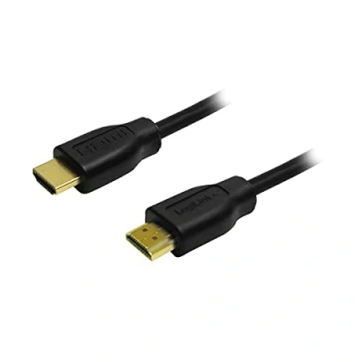 Bild av LogiLink CH0054 HDMI High Speed med Ethernet (V1.4) kabel, 2 x 19 stifts hane (guld), svart, 15 m, 15,00 m