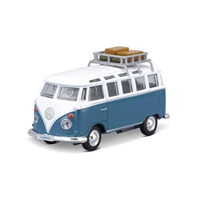 Bild av Maisto 1/40 Volkswagen Van Samba Combi sortiment av 4 modeller New FA 2022 Miniatyrbil för barn skalig reproduktion