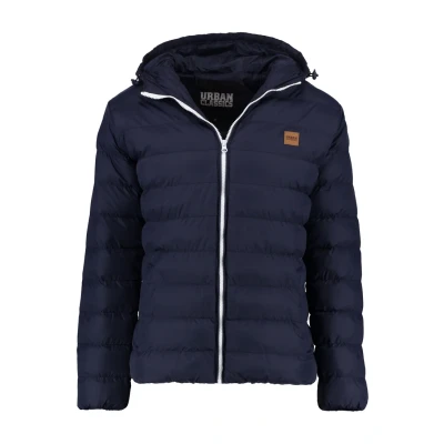 Bild av Urban Classics Basic Bubble Jacket Vinterjacka, Storlek: XL, Navy/white/navy