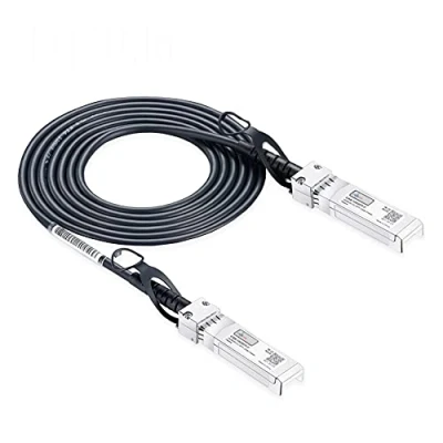 Bild av Elfcam® 2 m 10 Gb DAC SFP+ till kabel, 10G Direct Attach Copper (DAC) Twinax kompatibel med Cisco, Huawei, D Link (2M)