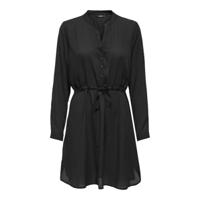Bild av ONLY Onlcory L/S V hals tunika WVN Noos, Svart (svart/AOP: groundbreaker Floral), 3XL, (Black/Aop: 3XL