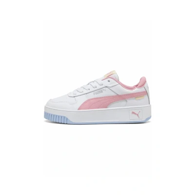 Bild av Puma Carina Street JR, Sneaker, White, PinkSCAPE exotisk röd, 38 EU, Vit rosa scape EU