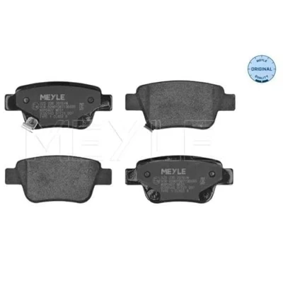 Bild av MEYLE 025 236 2016/W Jeu de plaquettes frein ORIGINAL Quality Essieu arrière avec indicateur d&#039;usure tôle anti bruit