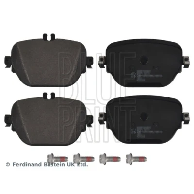 Bild av BLUE PRINT ADBP420067 Jeu de plaquettes frein Essieu arrière préparé pour indicateur d&#039;usure avec kit vis MERCEDES BENZ: Classe E Berline