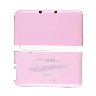 Bild av Rosa färg 3DSXL extra hölje skal topp/botten skydd platta utbyte, för gamla stora 3DS XL/LL 3DSLL handhållna konsoler, US Edition övre / botten frontplatta 2 st set