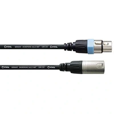 Bild av Cordial INTRO CCM 1 FM, XLR (3 stift), hane, hona, m, svart