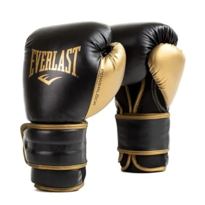 Bild av Everlast Powerlock 2r Boxningshandskar svart/guld