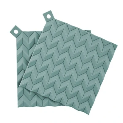 Bild av RIG TIG Hold on Potholders Grytlappar Green W20,5 x L20,5 H0,8 cm