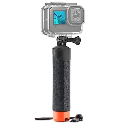 Bild av FitStill Vattentätt monopod flytande handgrepp för Go Pro Hero 12/11/10/9/8/7/6/5/4/3 session DJI Osmo och andra actionkameror. Snorkling undervattensdykning selfiepinne
