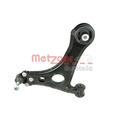 Bild av METZGER 58082301 Bras de suspension avec rotule suspension, support en caoutchouc Essieu avant gauche barre oscillant transversal