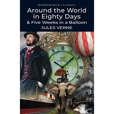Bild av Around the World in 80 Days / Five Weeks a Balloon