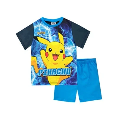 Bild av Pokemon Pojkar Pyjamas Pikachu Blå 116