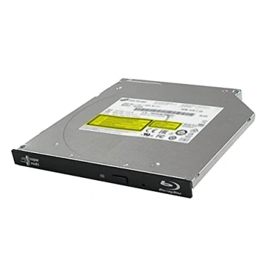 Bild av Hitachi LG BU40N Internal UHD Blu Ray/DVD Drive/Burner, Slim 9.5 mm Rewriter for Laptop, Desktop PC, Windows 10 Compatible, Ultra HD 4K Playback, M Disc Support (Bare Drive)