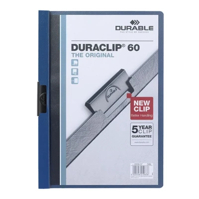 Bild av Durable 220907 KLÄMMAPP DURACLIP® 60, mörkblå, 25 stycken