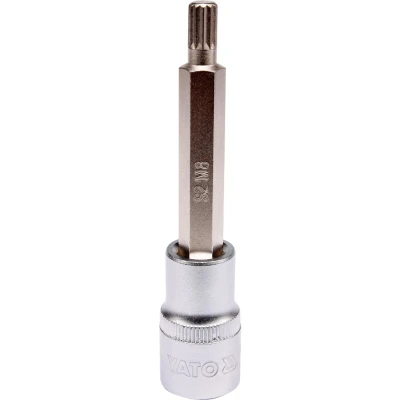 Bild av YATO YT 04352 Clé à douille 1/2 3120 M8 Acier chrome vanadium Spline