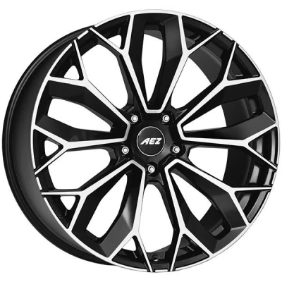 Bild av AEZ Leipzig Black polished 9.5x21 5/114.3 ET40 B64.1