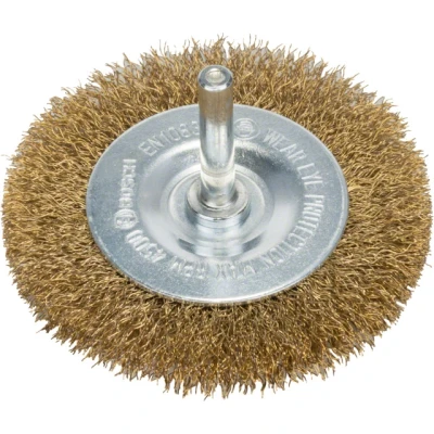 Bild av Bosch Stålborste, vågformad tråd, 75 x 0,2 mm, mässingsbelagd 10 mm