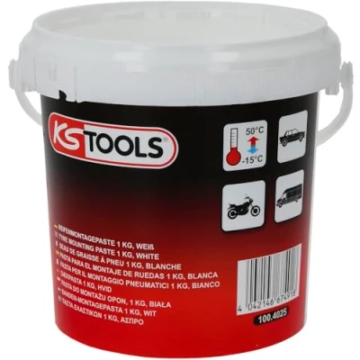 Bild av Ks Tools 100.4025 Vit däckfett hink 1 kg