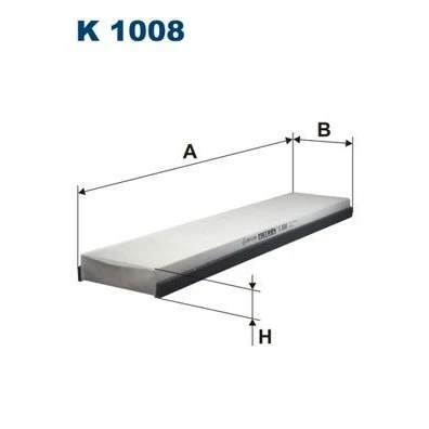 Bild av Filter, kupéventilation FILTRON K 1008