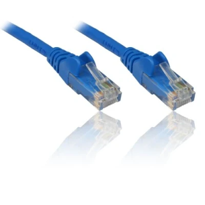 Bild av PremiumCord nätverkskabel, Ethernet, LAN &amp; Patch kabel Cat6, UTP, snabb flexibel och robust RJ45 1 Gbit/S, AWG 26/7, kopparkabel 100% Cu, blå, 5 m