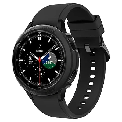 Bild av Spigen Liquid Air Armor Designad för Galaxy Watch 4 Case 46mm (2021) Matte svart