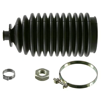 Bild av FEBI BILSTEIN 22590 Jeu de joints soufflets, direction Caoutchouc Essieu avant droit avec colliers, écrou VOLVO: 740 Break