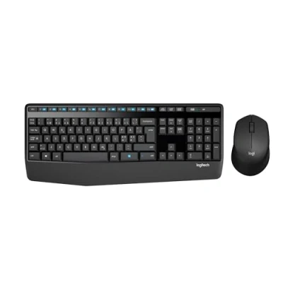 Bild av Logitech MK345 Trådlös uppsättning med tangentbord i standardstorlek och bekväm mus för högerhänta användare, US QWERTY layout svart