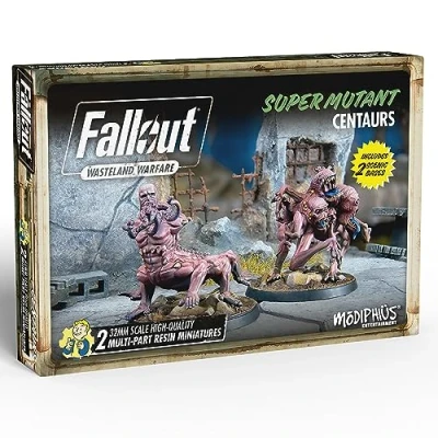 Bild av Modiphius Entertainment Fallout Wasteland Warfare Super Mutants: Centaurs Miniatures Unpainted