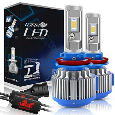 Bild av WinPower H8 / H9 H11 LED strålkastarlampor omvandlingssatser med Canbus 70W 7200Lm 6000K Xenon White 2 st.
