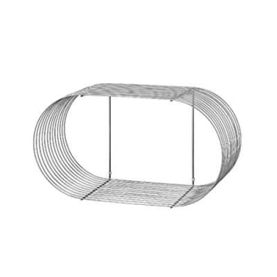 Bild av AYTM CURVA shelf Hylla Silver L61,4 x W25 H33 cm