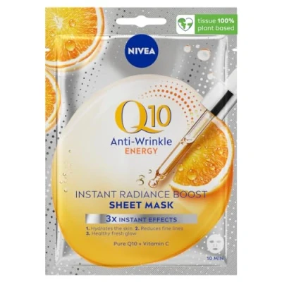 Bild av Nivea Q10 Plus C Anti Wrinkle + Energy Cloth Mask