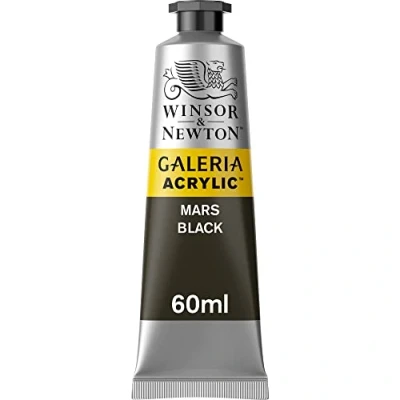 Bild av SG Education GAL 2120386 komplett utbud av Galeria akryl, 60 ml rör, Mars svart
