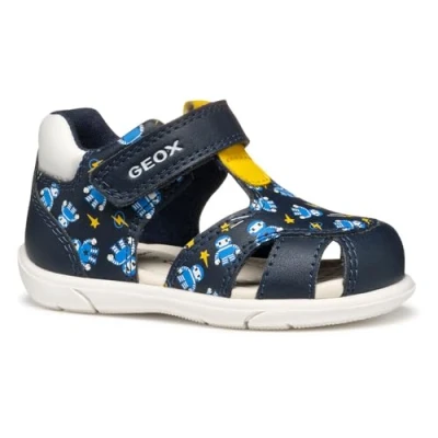 Bild av Geox B Sandal Zapito Boy, pojkar 0 24, Navy Ochre, 20 EU