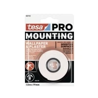 Bild av tesa Mounting PRO Tapete &amp; Putz 66743 00000 00 Monteringsbånd Hvid (L x B) 1.5 m 19 mm 1 stk